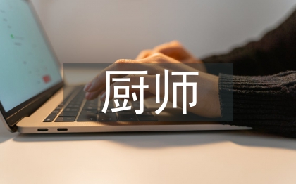 廚師技師技術(shù)總結(jié)