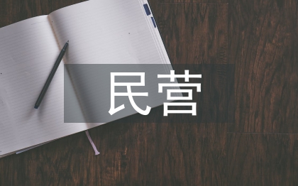 關于民營企業(yè)發(fā)展