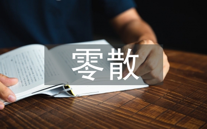 零散物品采購工作計劃